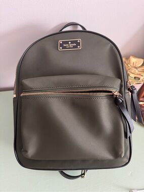 Kate Spade Backpack - Olive Green